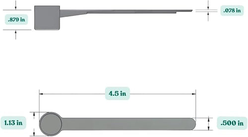 13 mL (13 CC) Long Handle Scoop for Measuring Coffee, Pet Food, Grains, Protein, Spices and Other Dry Goods (Pack of 1)