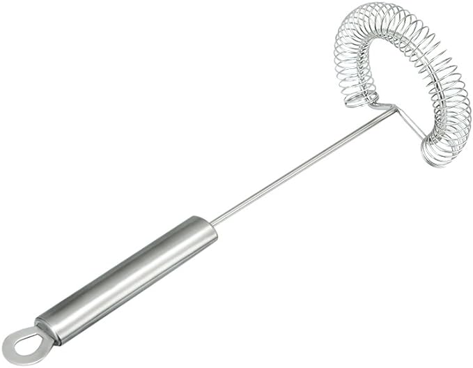 Whisk,Spiral Whisks Egg Beater for Blending Mixing Stirring, Non-Stick Stainless Steel Whisk,11.2 inch