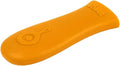 Lodge Silicone Hot Handle Holder - Dishwasher Safe Hot Handle Holder Designed for Lodge Cast Iron Skillets 9 Inches+ w/Keyhole Handle - Reusable Heat Protection Up to 500° - Orange