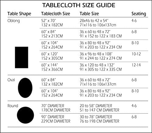 Home Bargains Plus Hotel Quality Crystal Clear Vinyl Tablecloth Protector, 6 Gauge Heavy Duty Thick Vinyl Super Clear Tablecloth Cover, 60" x 120" Oblong/Rectangular