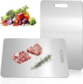 Katuchef Titanium Cutting Board,2026 New 100% Pure Titanium Cutting Boards for Kitchen,Non toxic Doubld-Side Durable Chopping Boards, Easy to Clean and Store(1PC-XL:18.11 * 11.81)