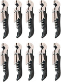 Professional Waiter Corkscrew Wine Openers Set, Heavy Duty Stainless Steel Hinges Wine Key for Restaurant Waiters, Sommelier, Bartenders