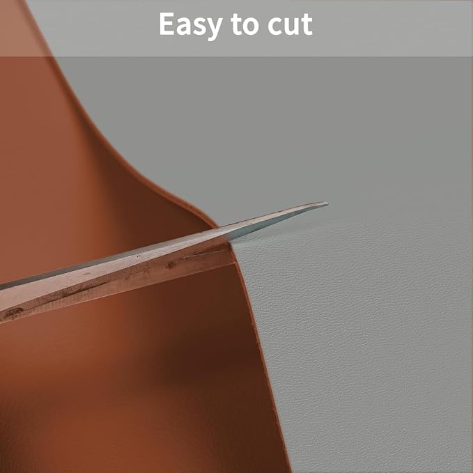 Desk Cover Protector - Used for Square Table Waterproof and Easy to Clean Good Flatness Easy to Used for Dining Table(Brown+Gray 44x44)