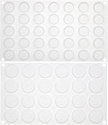 Flat Round Disc Silicone Mold Baking Tray 2 Sizes for Mini Tart Cookie Dessert Chocolate Caramel Candy Epoxy UV Resin Jewelry Soap