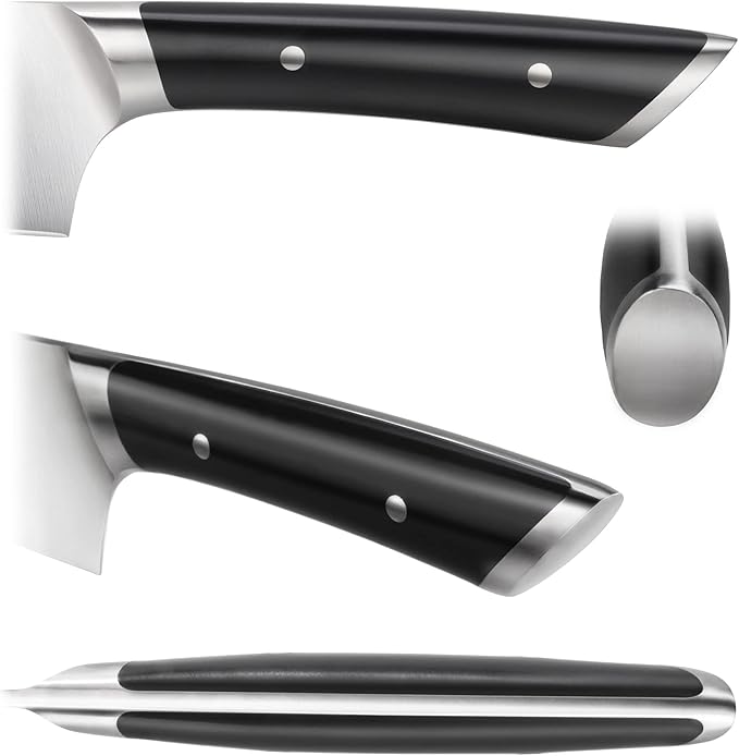 Cangshan HELENA Series German Steel Forged BBQ Knife Set (Black, 9-Piece Bag Set)