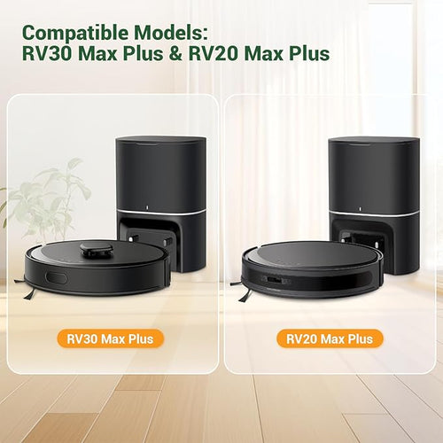 14 Pack RV20 Max Plus Dust Bags Compatible with Tapo RV30 Max Plus RV20 Max Plus Robot Vacuum Bags 3L Large Capacity Heavy Duty Bags for Home Vacuum