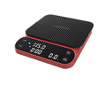 Maestri House S3 Coffee Scale with Timer, 3kg/0.1g Rechargeable Digital Scale, 3 Brew Modes, Adjustable Ratios & Flow Rate Display, Barista-Grade for Pour-Over, Espresso, French Press – Red