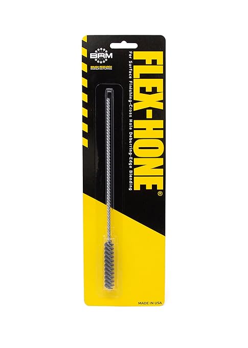 Brush Research BC95M400 FLEX-HONE®, 3/8" (9.5mm) Diameter, 400 Grit, Silicon Carbide, for Mild Steel, Stainless Steel, Cast Iron and Softer Ferrous Materials