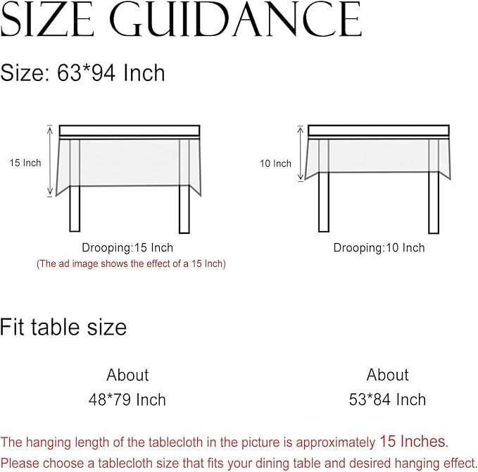 ISAENNE Designer Grayish Green Linen Long Rectangle Tablecloth,Floral Stain Resistant Table Cloth,Fall Vintage Decor Tablecloths for Dining Thanksgiving Kitchen Party,63"*94"-Andrew A
