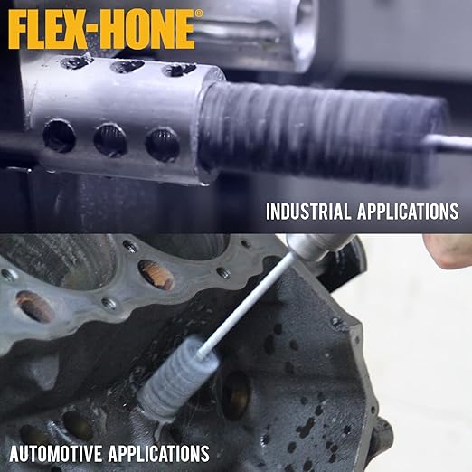 Brush Research BC11M12 FLEX-HONE®, 0.433" (11mm) Diameter, 120 Grit, Silicon Carbide, For Mild Steel, Stainless Steel, Cast Iron and Softer Ferrous Materials