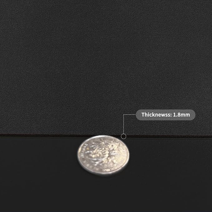 Table Protector Pad - 24x96 Inch Waterproof Easy to Clean Can Conceal Flaws Protector The Table Top from Scratches Used for Coffee Table (Black+Black 24x96)