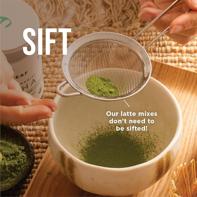 Jade Leaf Matcha - Traditional Porcelain Tea Bowl with Pour Spout - Hand Made Porcelain with White Matte Glaze - For Perfectly Whisked Green Tea (18 Ounce) - Great Gift for Matcha Lovers