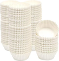 qiqee 1000pcs White Cupcake Liners Muffin Linner No Smell, Food Grade Baking Cups（Standard Size）