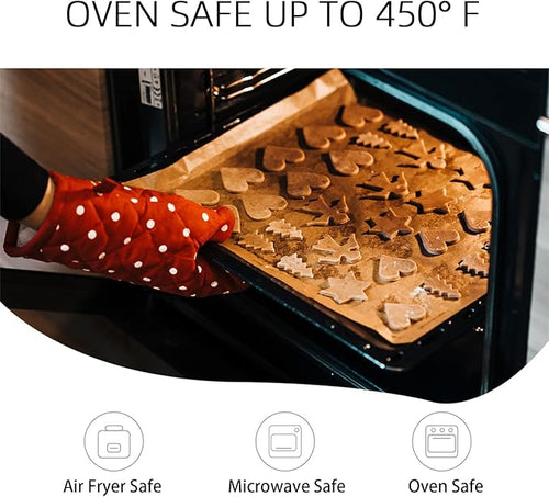 120 Pcs Parchment Paper Sheets, 12"x12" Pre-cut Unbleached Parchment Baking Paper for Air Fryer, Oven, Bakeware, Steaming, Cooking Bread, CupCake, Cookies