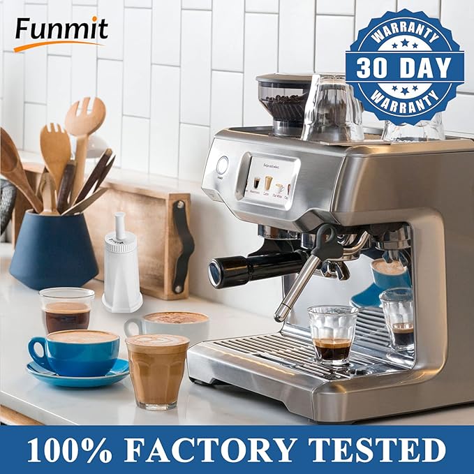 2 Pack Replacement Water Filter for Breville Espresso Machine Barista Touch Bes880, Barista Pro BES878, Oracle Touch BES990, Oracle BES980, Dual Boiler BES920 Bambino ClaroSwiss Sage by Funmit