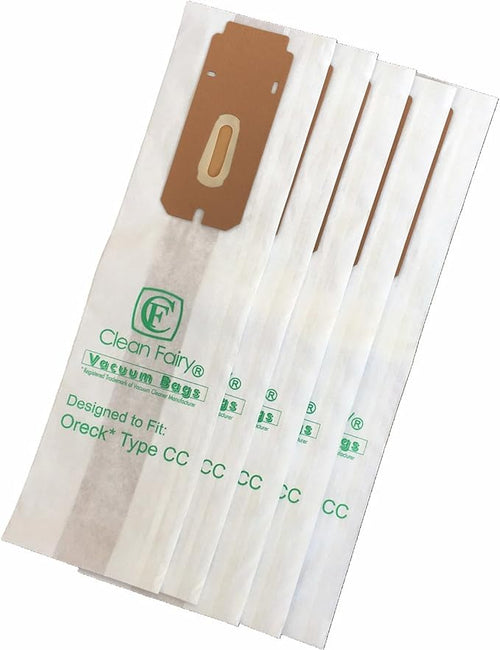 12pack CF Clean Fairy Vacuum Cleaner Bags Replacement for Oreck CCPK8DW Type CC Compatible With All Oreck XL Upright Vacuums