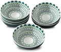 Set of 6 Deep Soy Sauce Dishes, 3.7 inch Ceramic Dipping Bowls 4 oz Small Dip Bowls Sauce cups for Condiment Sushi Bowls, Mini Bowl for Side Dish, Ketchup, Soy Appetizer Plates Tiny Bowls