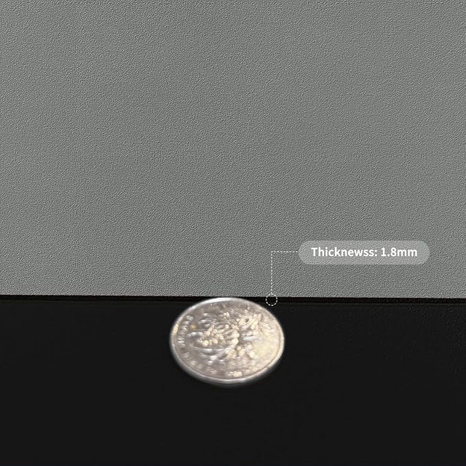 Dining Table Protector Pad for Dining Room Table - Can Be Used On Both Sides Waterproof and Easy to Clean Good Flatness Used for Dining Table(Black+Gray 54x98)