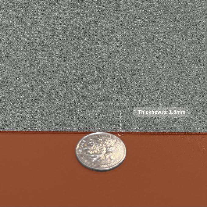Dresser Cover Top - Can Be Used On Both Sides Waterproof and Easy to Clean Good Flatness Used for Dresser Table(Brown+Gray 10x36)