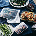 Stasher Premium Silicone Reusable Food Storage Bags, 4-Pack, Rainbow, Multi-Use Food Storage Bags, Lunch Bag, Travel Containers, BPA Free, Leak-free, Dishwasher-Safe, Eco-friendly