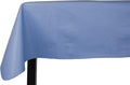 Yourtablecloth Heavy Duty Vinyl Rectangle or Square Tablecloth – 6 Gauge Heavy Duty Tablecloth – Flannel Backed – Wipeable Tablecloth with Vivid Colors & Many Sizes 52 x 108 Sky Blue